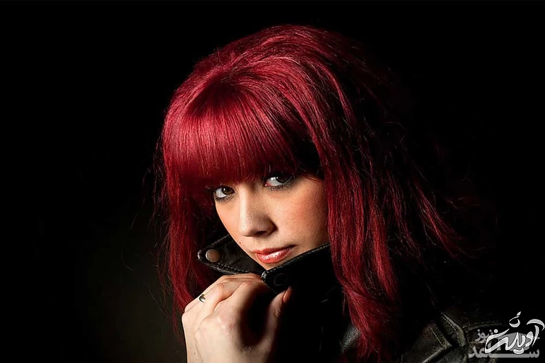 رنگ موی قرمز گیلاسی